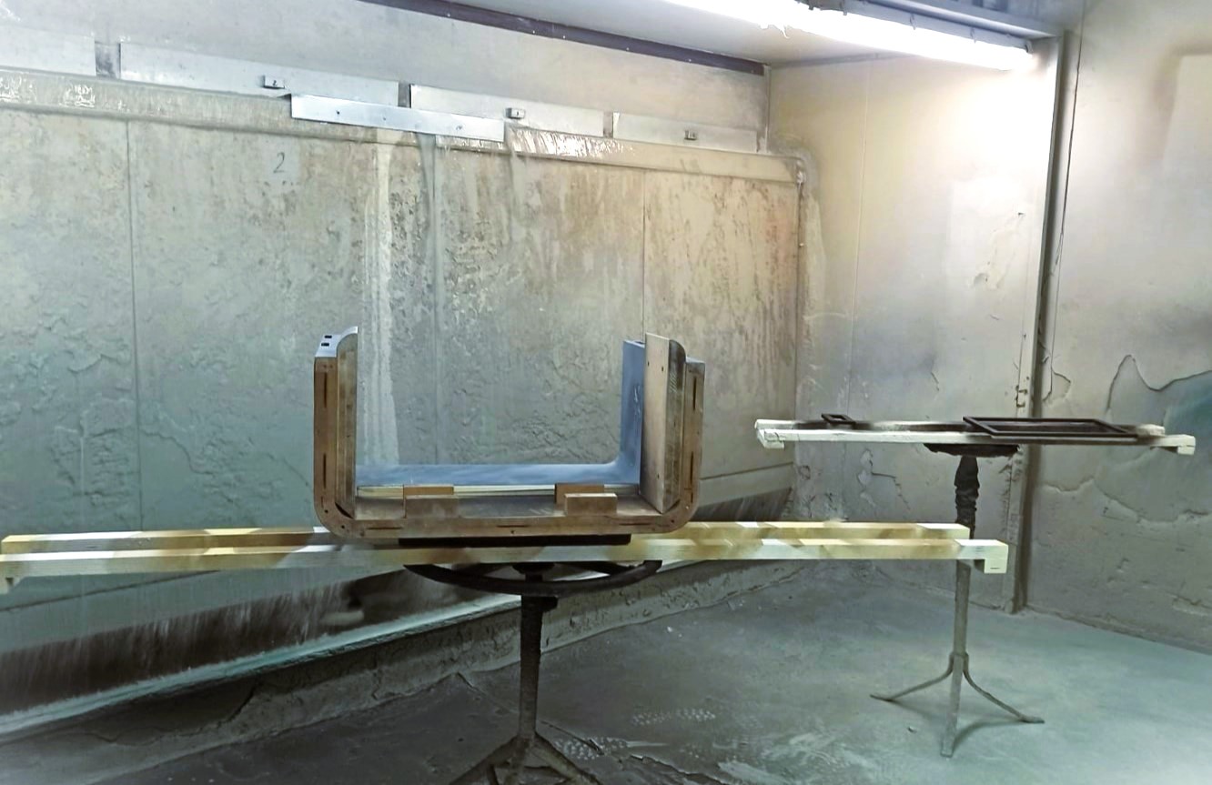 Cabina di verniciatura morbidoni