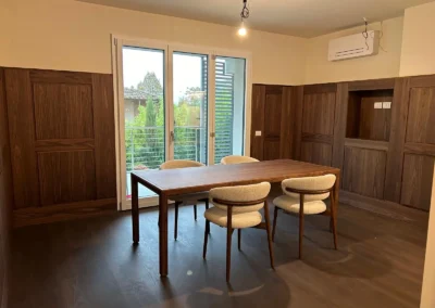 Arredamento verniciatura trasparente effetto legno