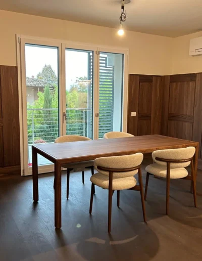 Arredamento verniciatura trasparente effetto legno